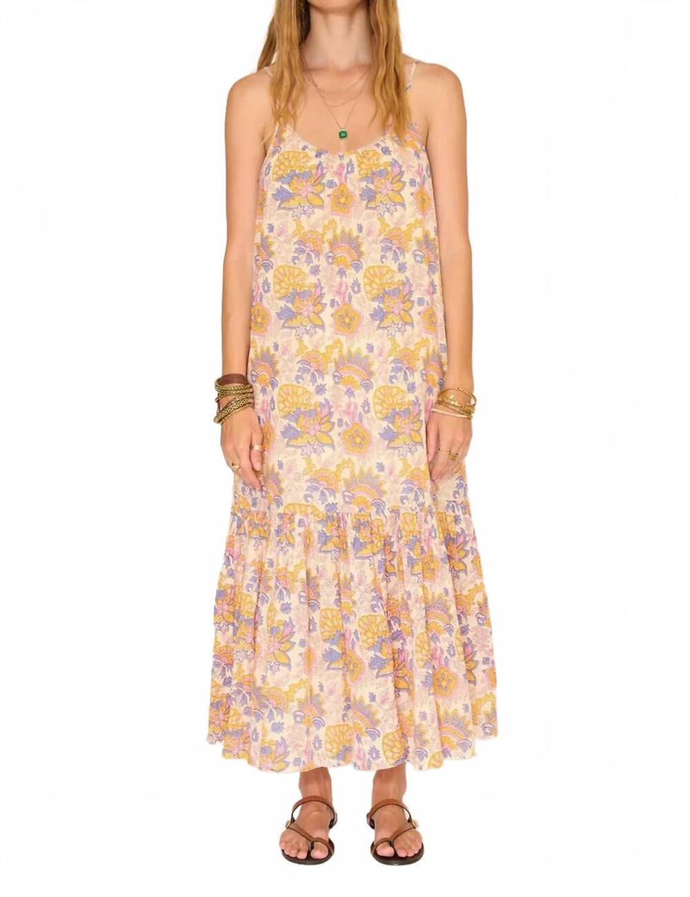 NEW MKT STUDIO rubby floral dress in natural